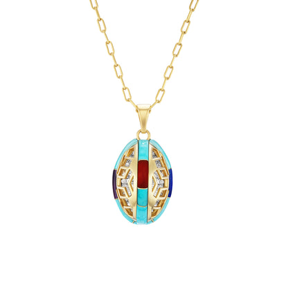 Bell Flakes Pendant-Jewelry-Nighthorse-Sorrel Sky Gallery