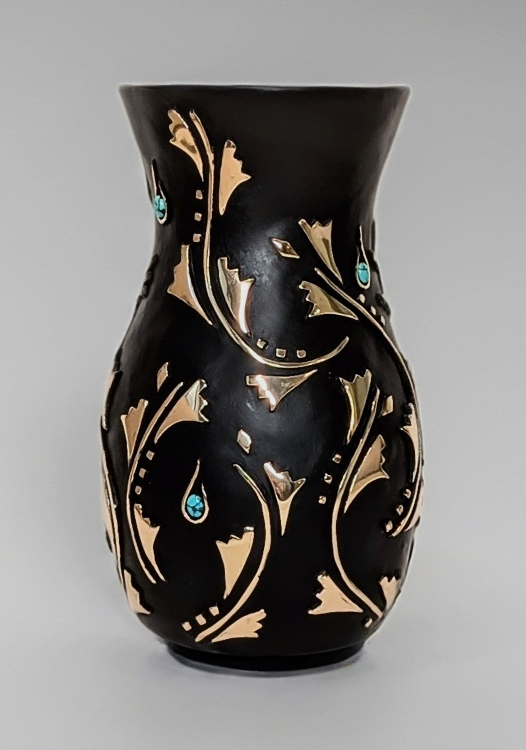 Tall Vessel w/ Turquoise