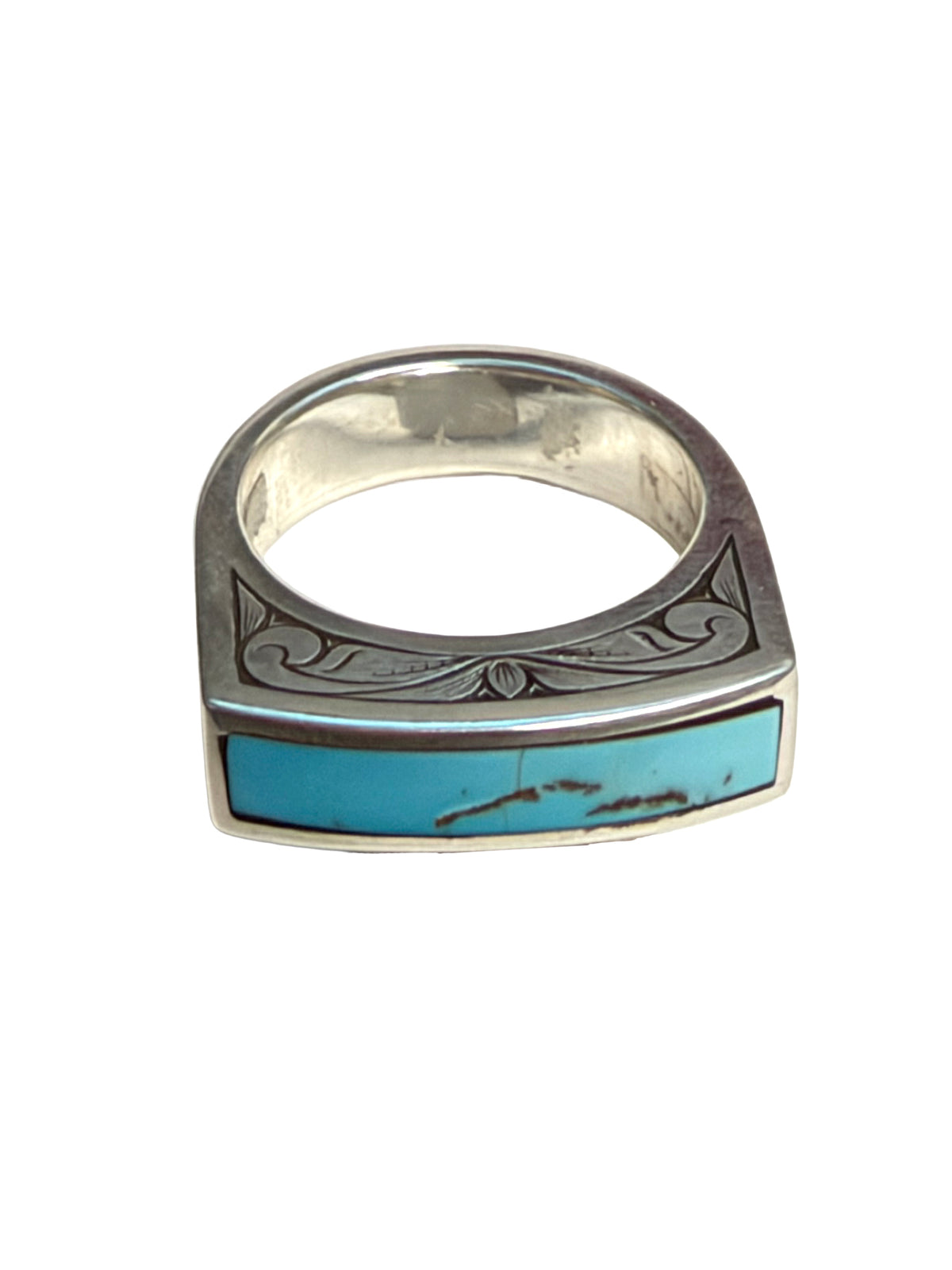 Kingman Engraved Ring-Jewelry-Shane Hendren-Sorrel Sky Gallery