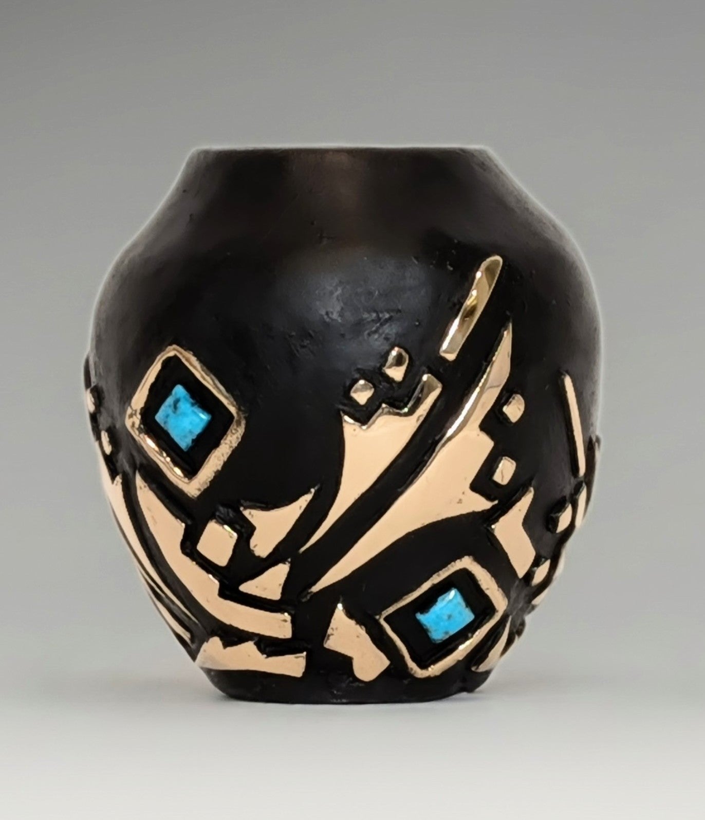 Vessel w/ Turquoise