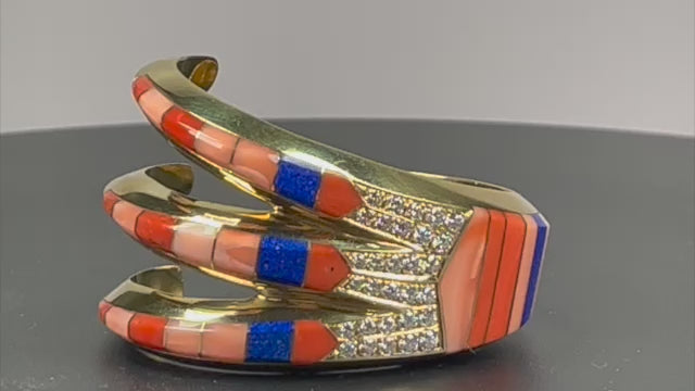 9ct Gold Claw Set Line Bracelet | Mixed Gemstones – John Ross Jewellers