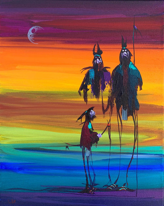 Grandfather Spirit-Painting-Arlene LaDell Hayes-Sorrel Sky Gallery