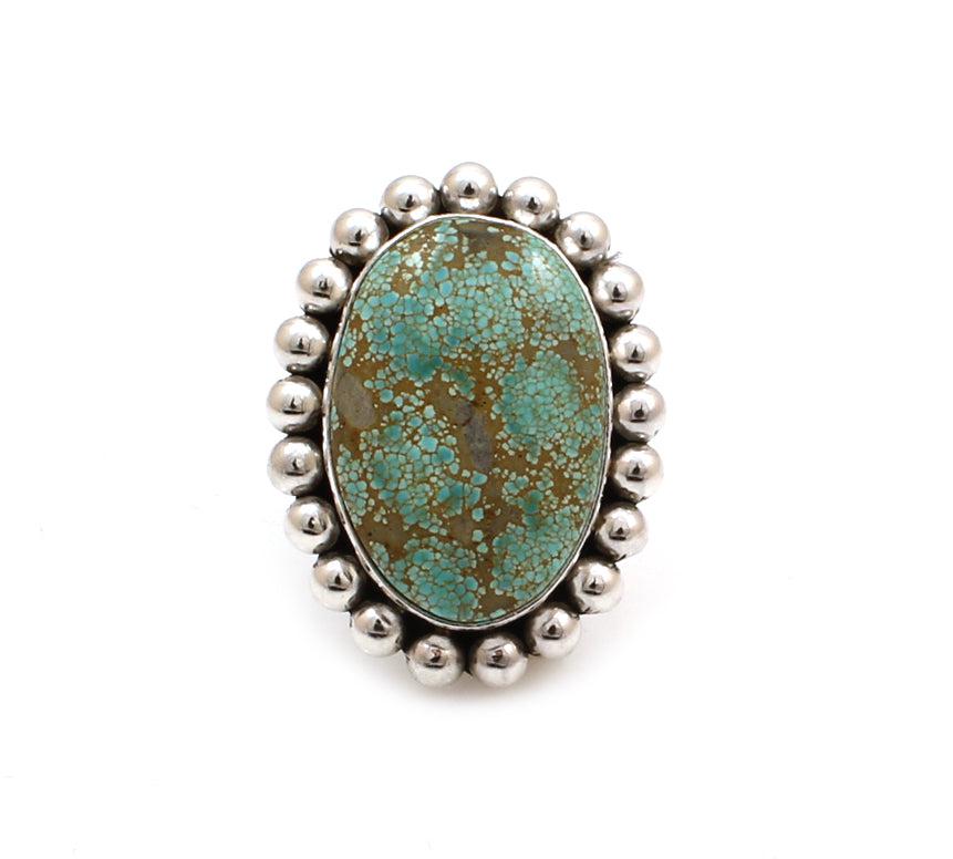 Carico Lake Turquoise Ring-Jewelry-Artie Yellowhorse-Sorrel Sky Gallery