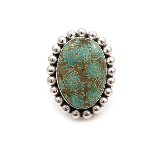 Carico Lake Turquoise Ring-Jewelry-Artie Yellowhorse-Sorrel Sky Gallery