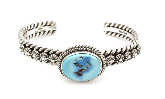 Golden Hills Turquoise Cuff Bracelet-Jewelry-Artie Yellowhorse-Sorrel Sky Gallery