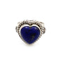Lapis Heart Ring-Jewelry-Artie Yellowhorse-Sorrel Sky Gallery
