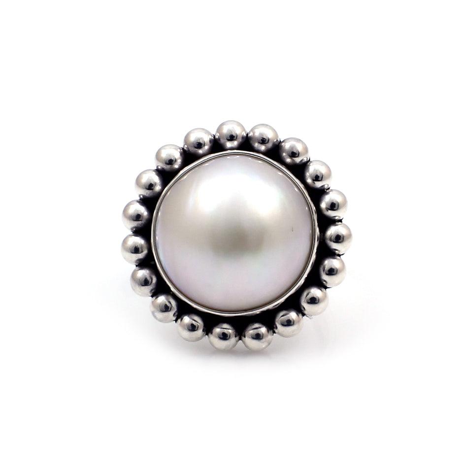 Pearl Ring-Jewelry-Artie Yellowhorse-Sorrel Sky Gallery