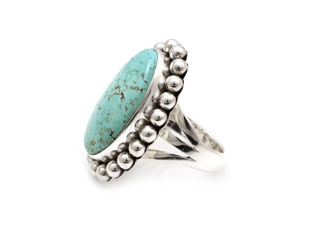 Royston Turquoise Ring-Jewelry-Artie Yellowhorse-Sorrel Sky Gallery
