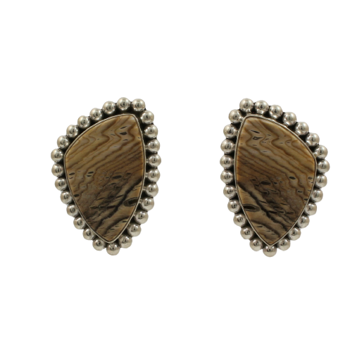 Sequoia Wood Earrings-Jewelry-Artie Yellowhorse-Sorrel Sky Gallery