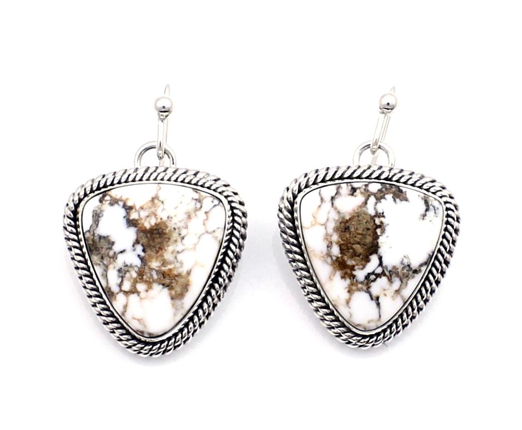 Silver Creek Dangle Earrings-Jewelry-Artie Yellowhorse-Sorrel Sky Gallery