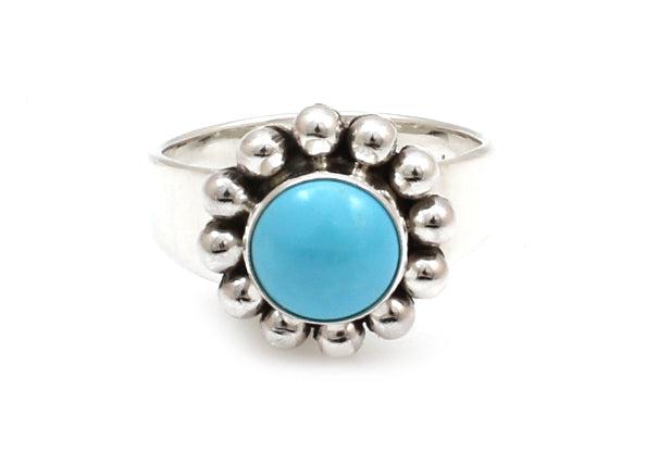 Sleeping Beauty Turquoise Ring-Jewelry-Artie Yellowhorse-Sorrel Sky Gallery