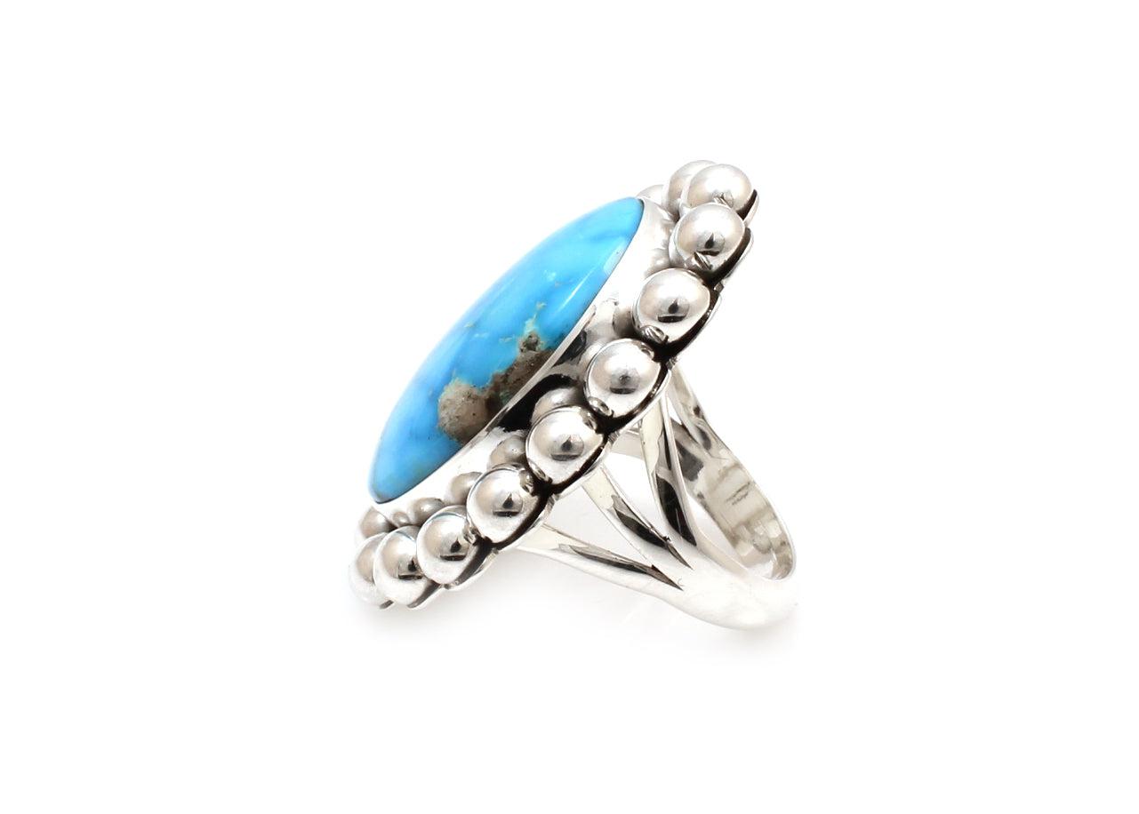 Sonoran Rose Turquoise Ring-Jewelry-Artie Yellowhorse-Sorrel Sky Gallery