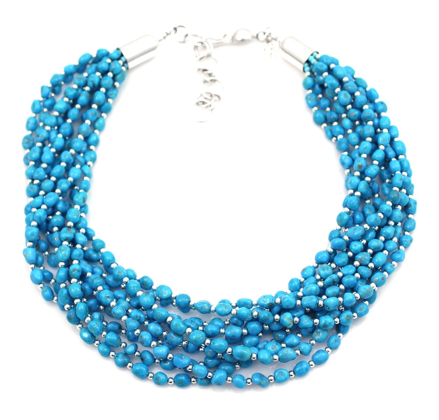 Ten Strand Sleeping Beauty Turquoise Necklace-Jewelry-Artie Yellowhorse-Sorrel Sky Gallery