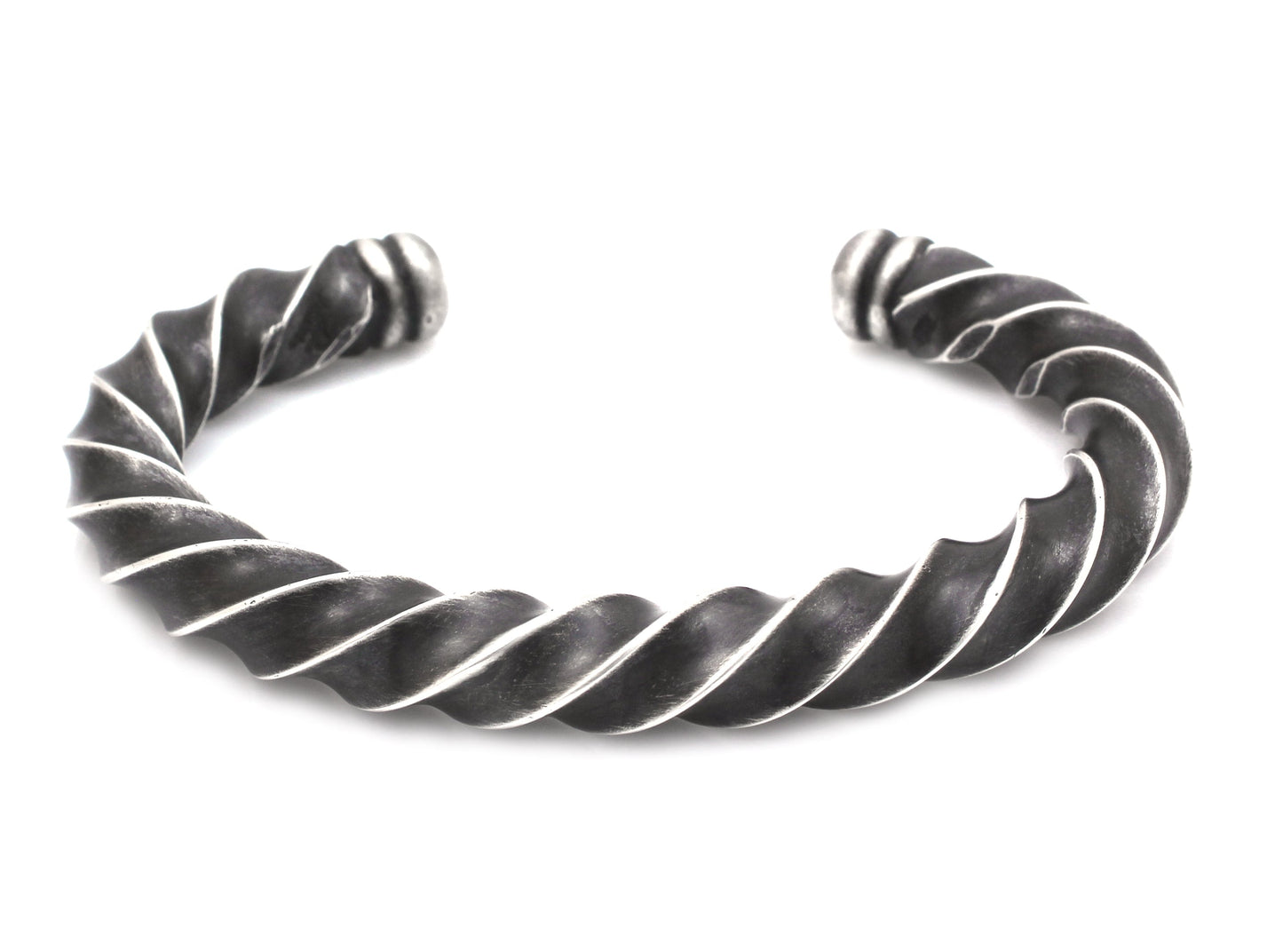 Twisted Silver Cuff Bracelet-Jewelry-Artie Yellowhorse-Sorrel Sky Gallery