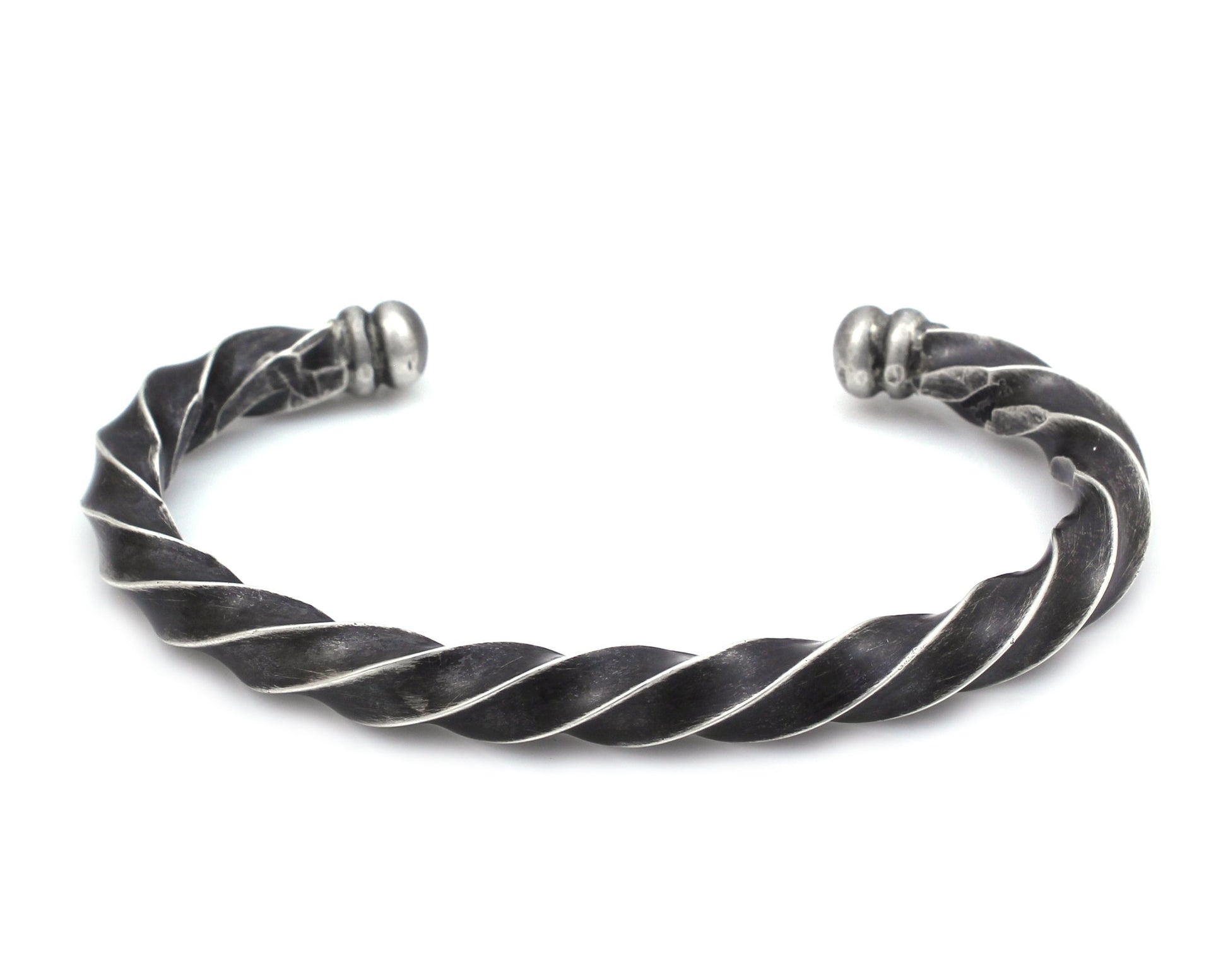 Twisted Silver Cuff Bracelet-Jewelry-Artie Yellowhorse-Sorrel Sky Gallery