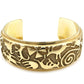 18k Gold Rock Art Bracelet