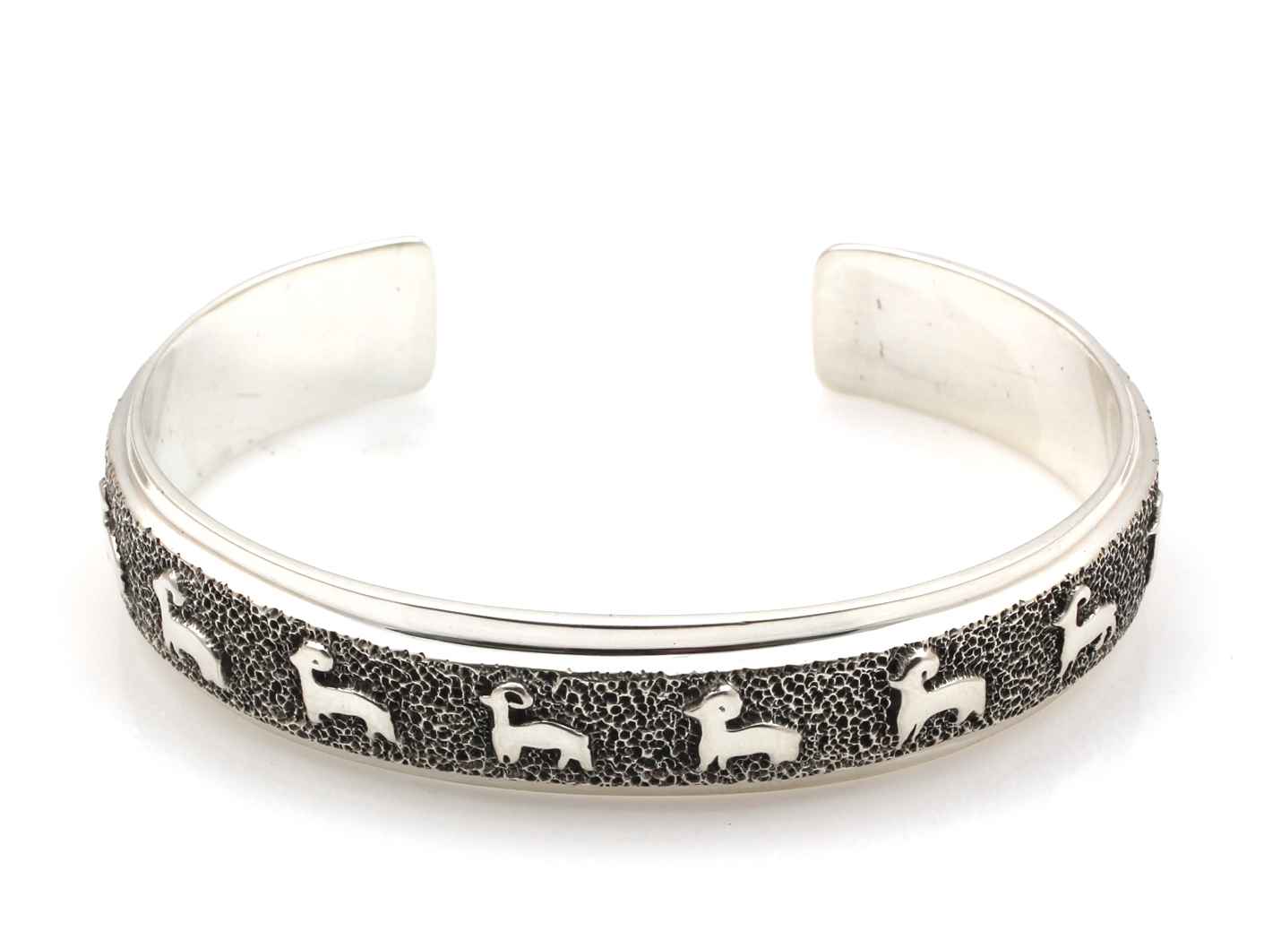 Buy Ram Bracelet With Byzantine Inlays, in Sterling Silver 925 Online in  India - Etsy
