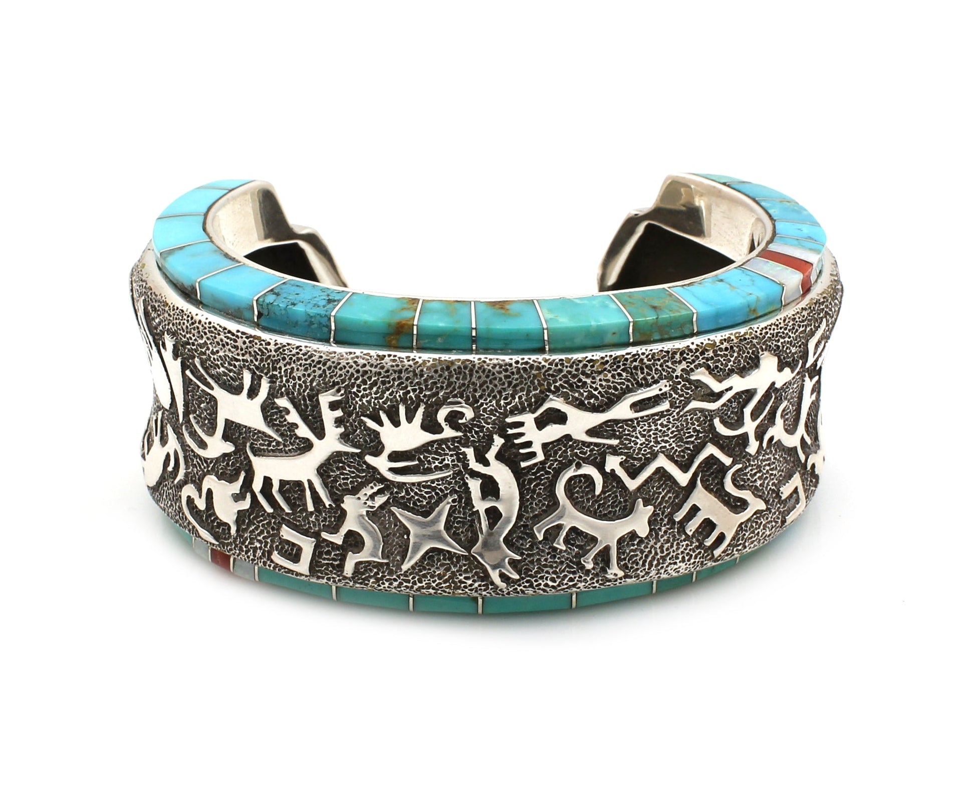 Concave Rock Art Bracelet-Jewelry-Ben Nighthorse-Sorrel Sky Gallery