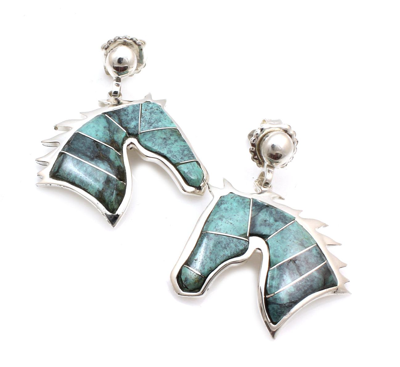 Head of A Horse Earrings-Jewelry-Ben Nighthorse-Sorrel Sky Gallery