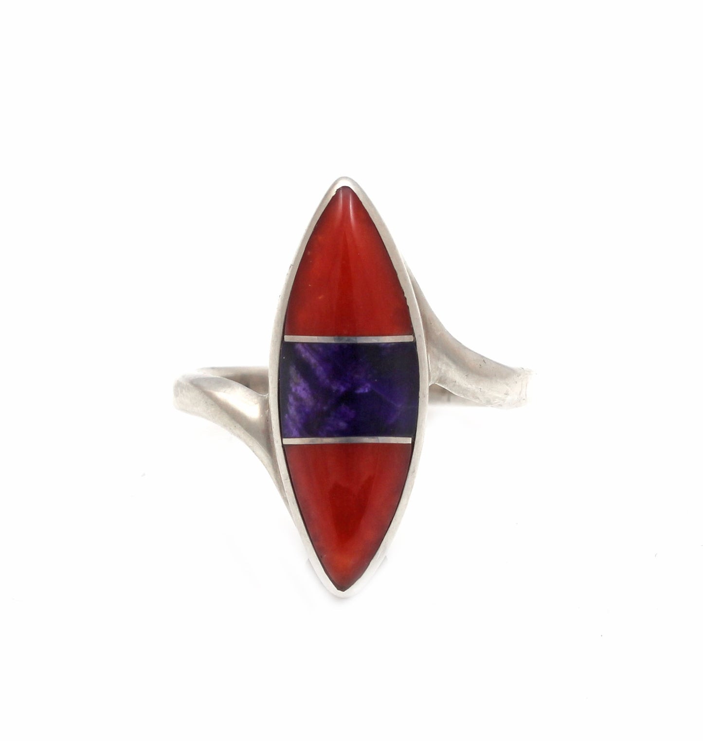Inlaid Marquise Ring