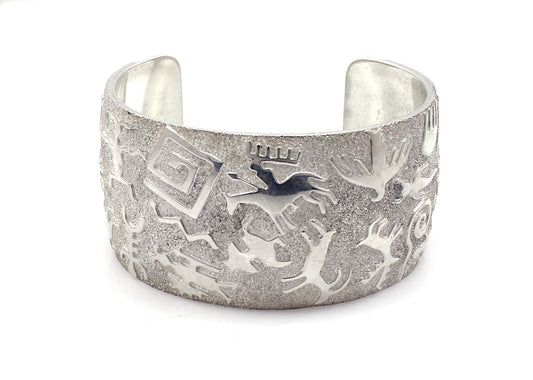 Rock Art Cuff Bracelet-Jewelry-Ben Nighthorse-Sorrel Sky Gallery