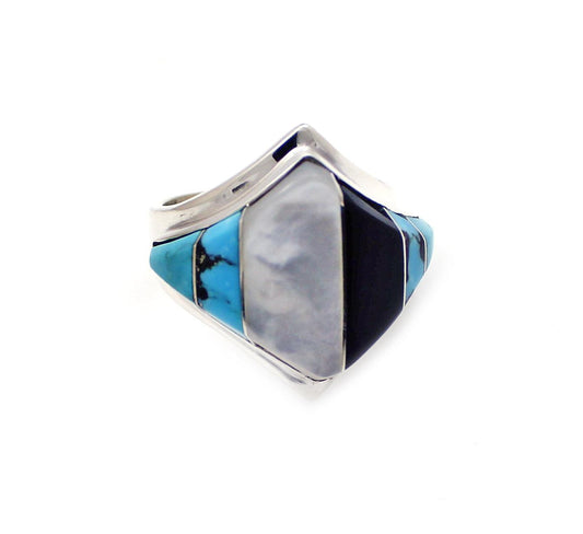 Double V Ring-jewelry-Ben Nighthorse-Sorrel Sky Gallery