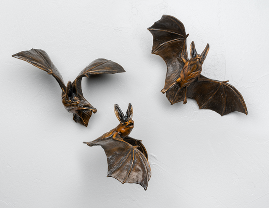 Bats - Set Of Three-Sculpture-Bryce Pettit-Sorrel Sky Gallery