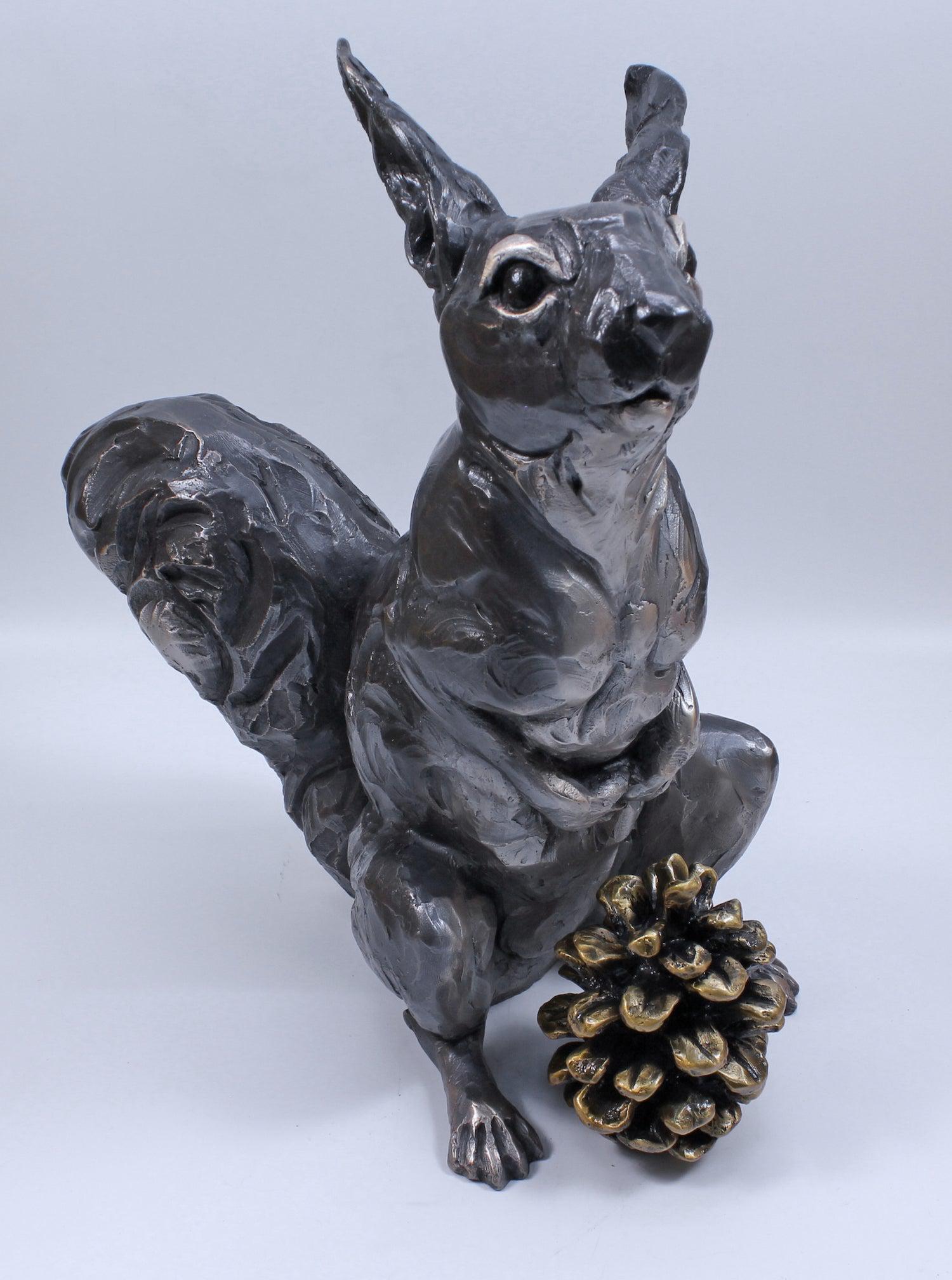 The New Neighbor (Abert's Squirrel)-Sculpture-Bryce Pettit-Sorrel Sky Gallery