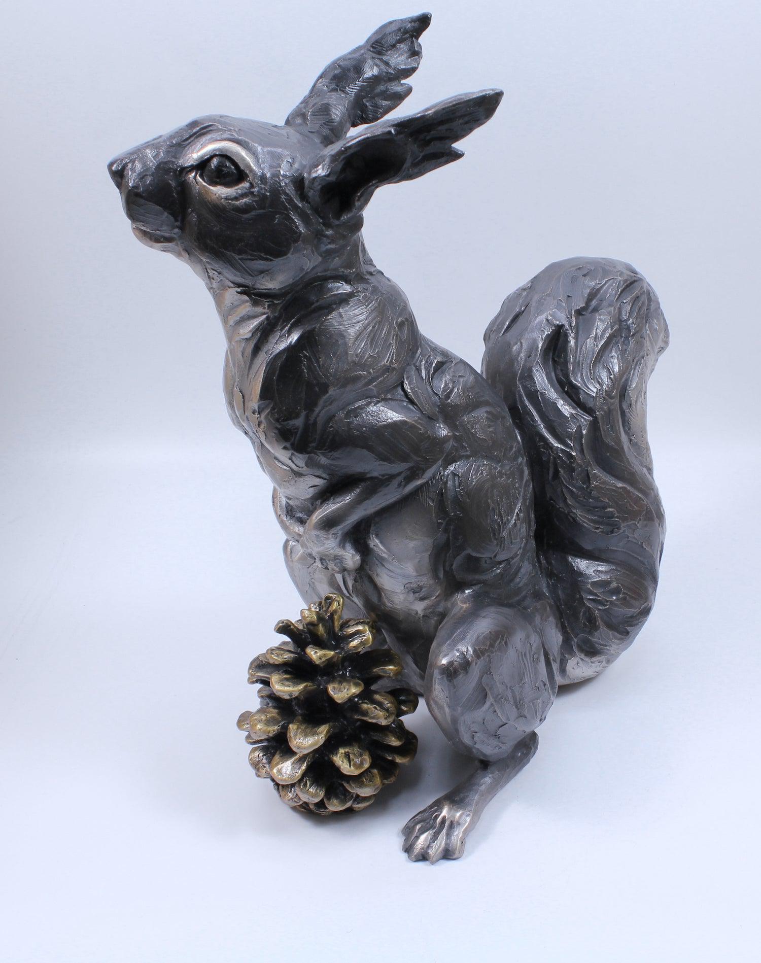 The New Neighbor (Abert's Squirrel)-Sculpture-Bryce Pettit-Sorrel Sky Gallery