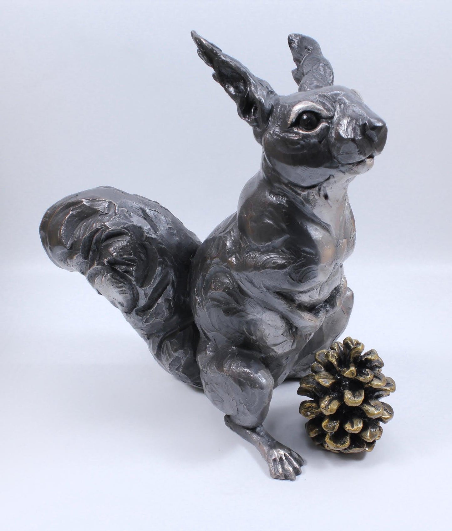 The New Neighbor (Abert's Squirrel)-Sculpture-Bryce Pettit-Sorrel Sky Gallery