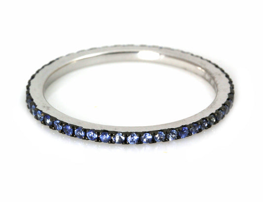 Blue Sapphire Eternity Band-jewelry-Cherie Dori-Sorrel Sky Gallery