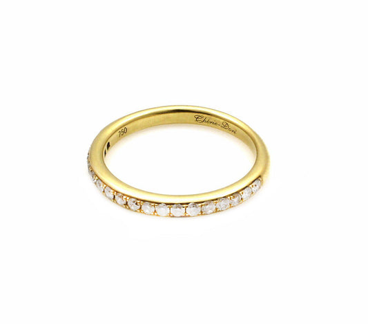 Diamond Row Band Ring-jewelry-Cherie Dori-Sorrel Sky Gallery