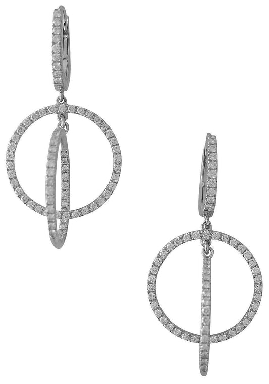 Double Circle Earrings-jewelry-Cherie Dori-Sorrel Sky Gallery