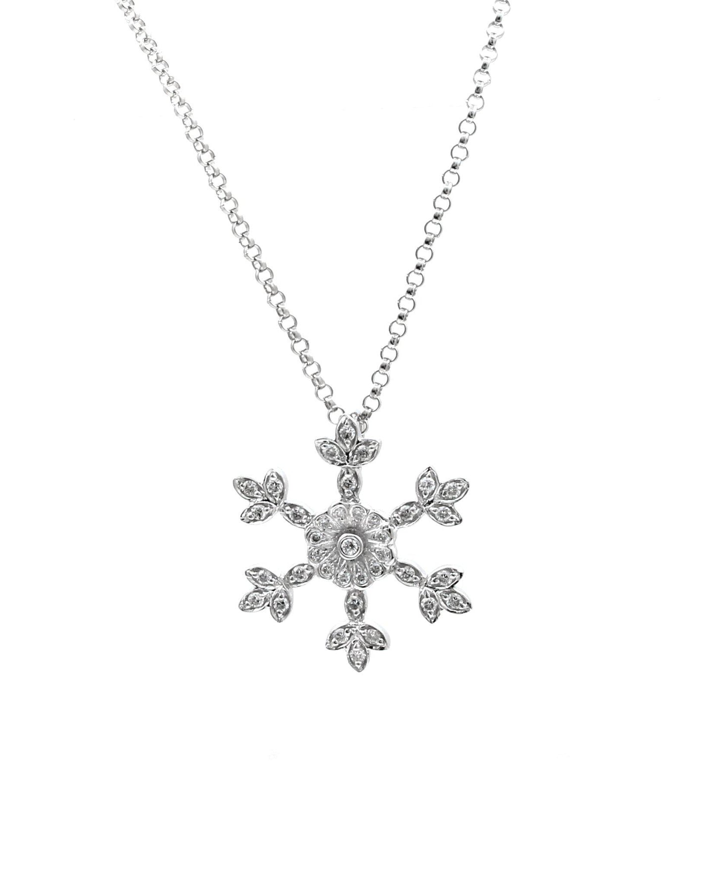 Marquesa Diamond Snowflake Pendant-jewelry-Cherie Dori-Sorrel Sky Gallery