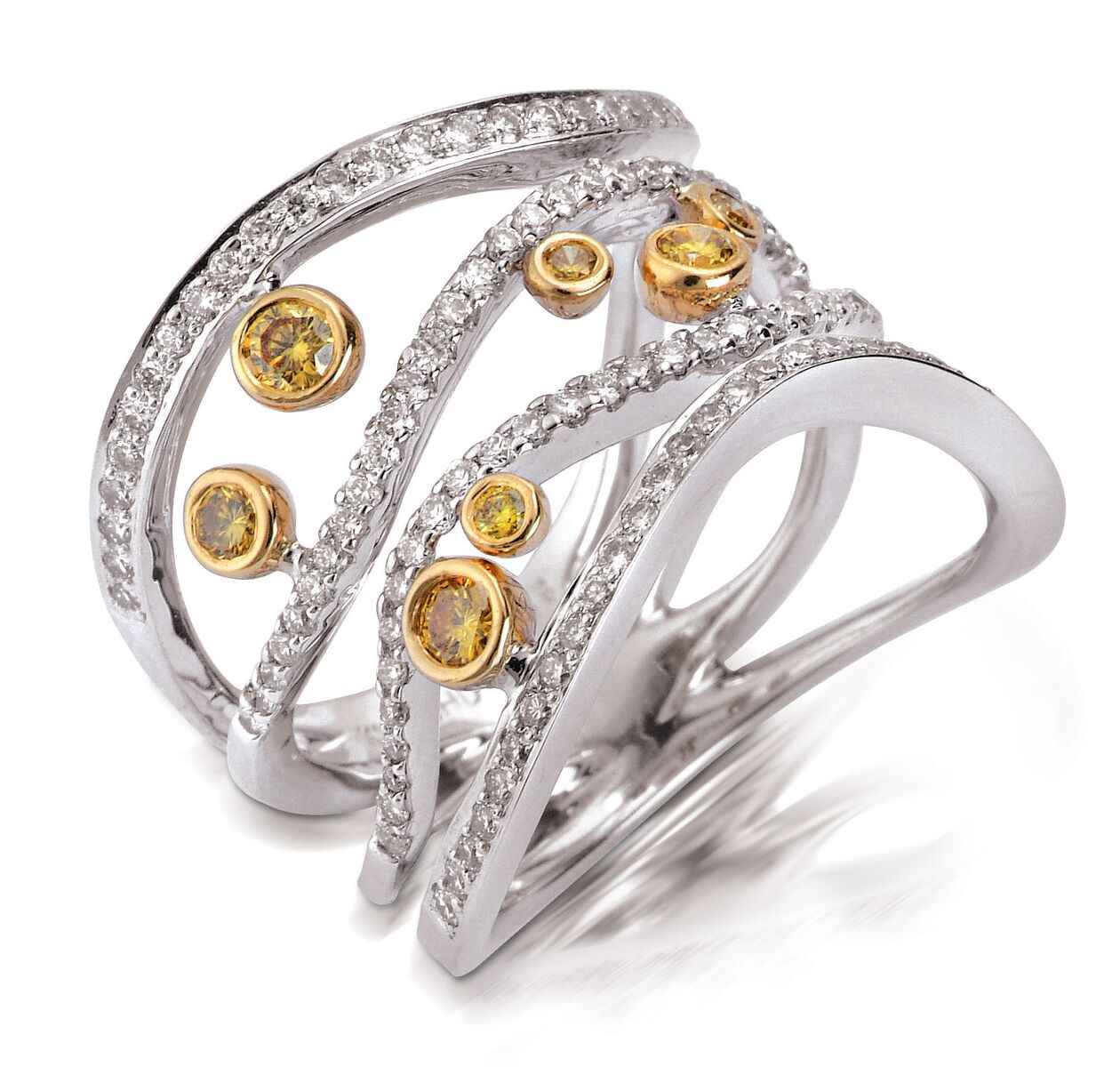 Seven Bezel Ring-jewelry-Cherie Dori-Sorrel Sky Gallery