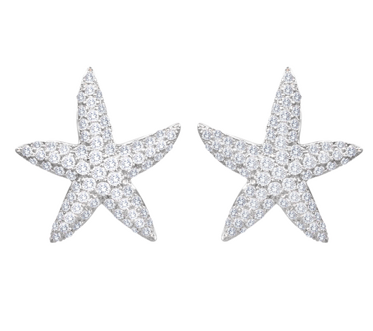 Small Starfish Earrings-jewelry-Cherie Dori-Sorrel Sky Gallery