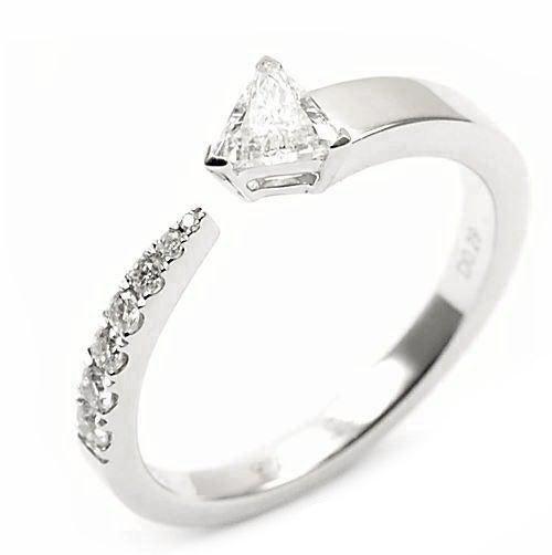 Triangle Diamond Ring-jewelry-Cherie Dori-Sorrel Sky Gallery