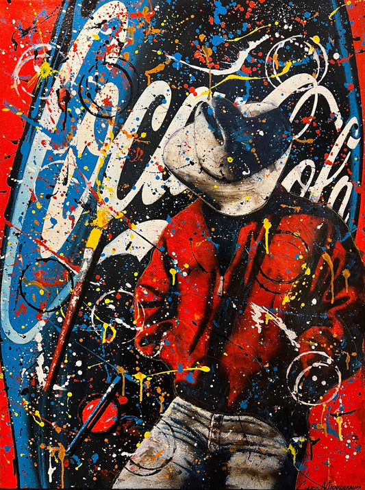 Coca-Cola Cowboy-Painting-Chuck Middlekauff-Sorrel Sky Gallery
