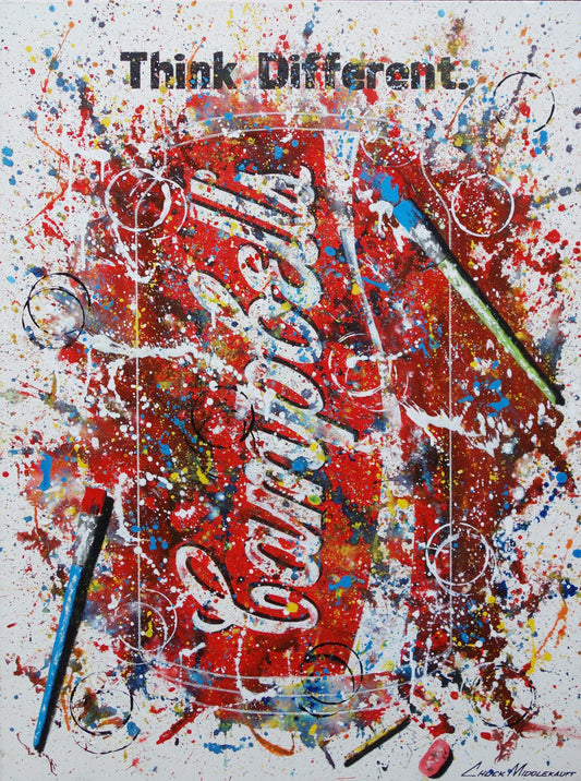 Think Different #2-Painting-Chuck Middlekauff-Sorrel Sky Gallery