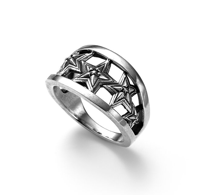 5 Star In Star Cut Out Ring-Jewelry-Cody Sanderson-Sorrel Sky Gallery