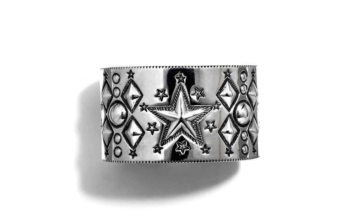 Multi Motif Star Repo Cuff Bracelet-Jewelry-Cody Sanderson-Sorrel Sky Gallery