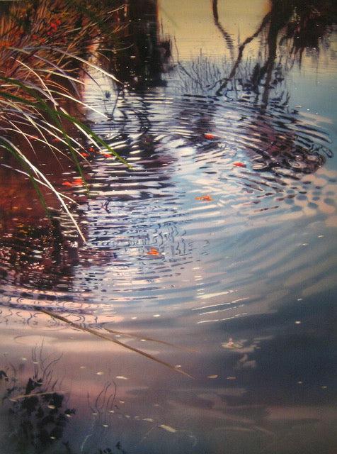 Reeds Over Shoreline-Painting-David Kessler-Sorrel Sky Gallery