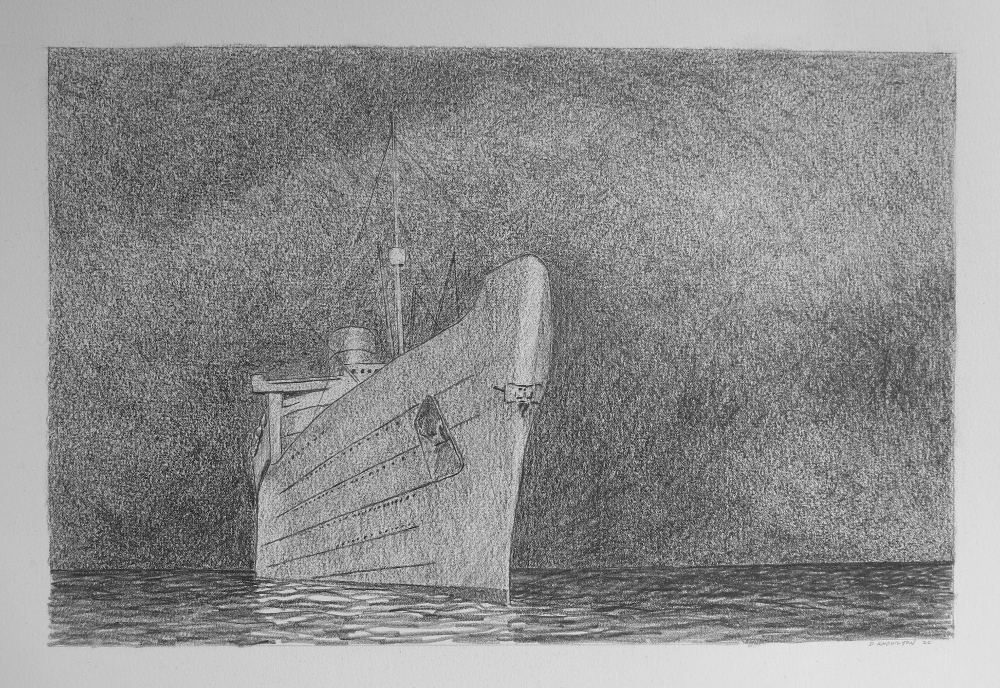 Study for Adrift-Drawing-David Knowlton-Sorrel Sky Gallery