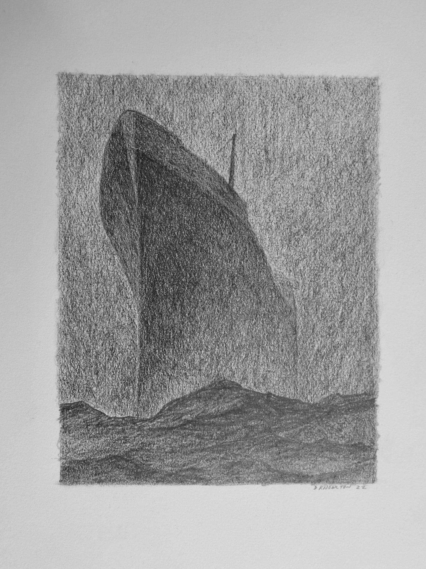 Study for Night Voyage-Drawing-David Knowlton-Sorrel Sky Gallery