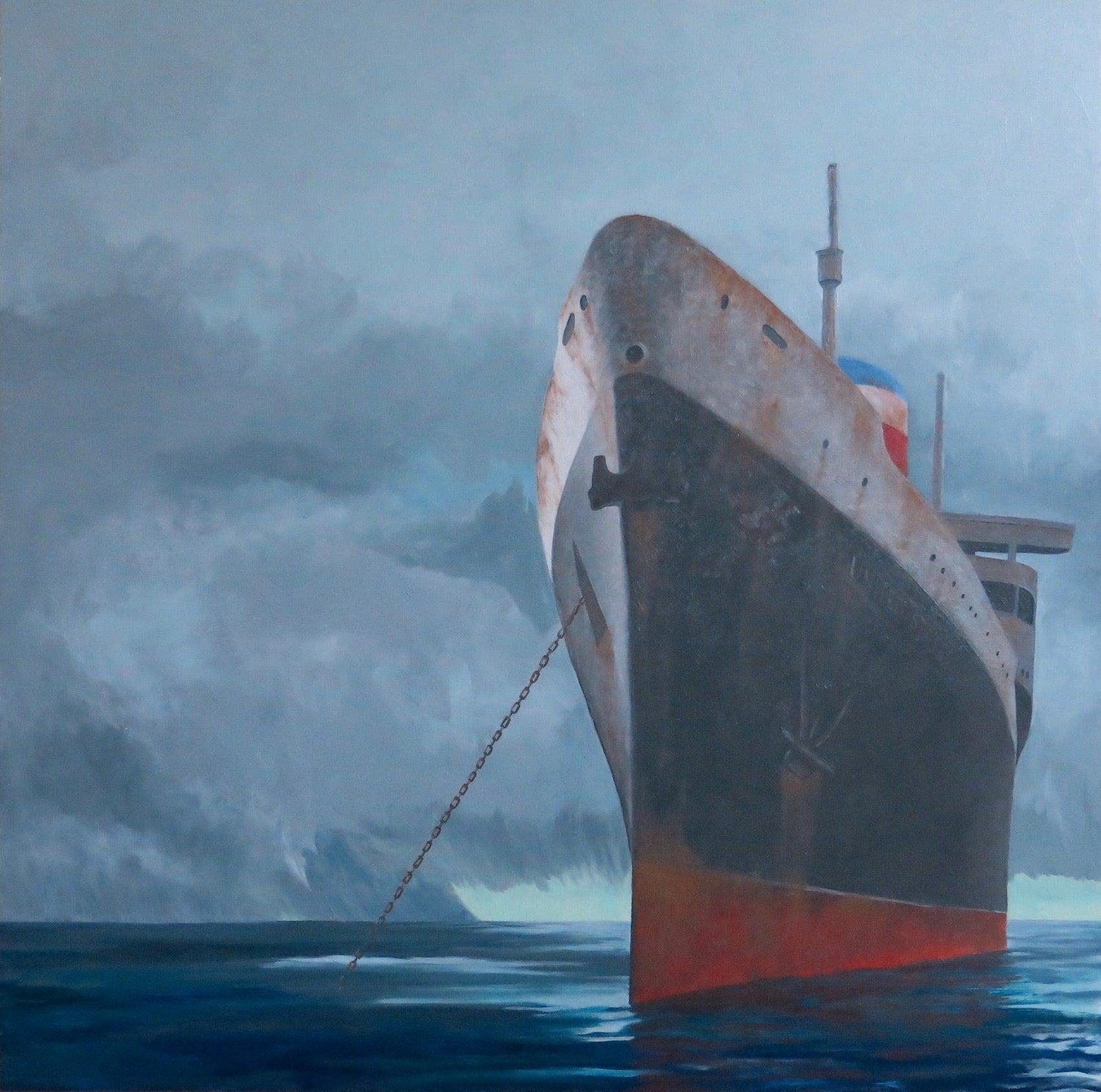 SS United States-Painting-David Knowlton-Sorrel Sky Gallery