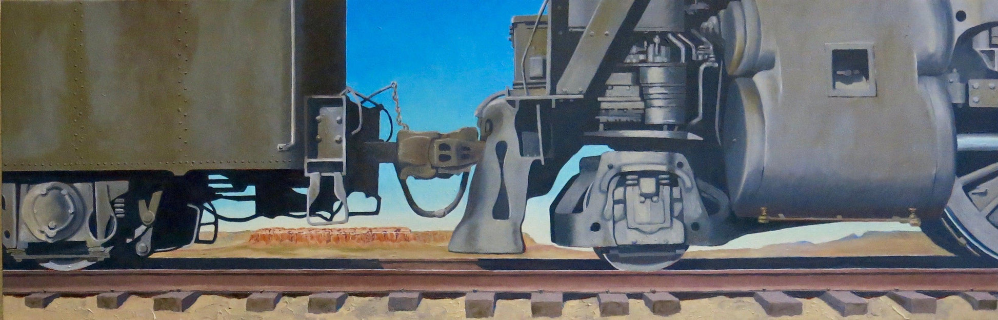 Trackside View-Painting-David Knowlton-Sorrel Sky Gallery