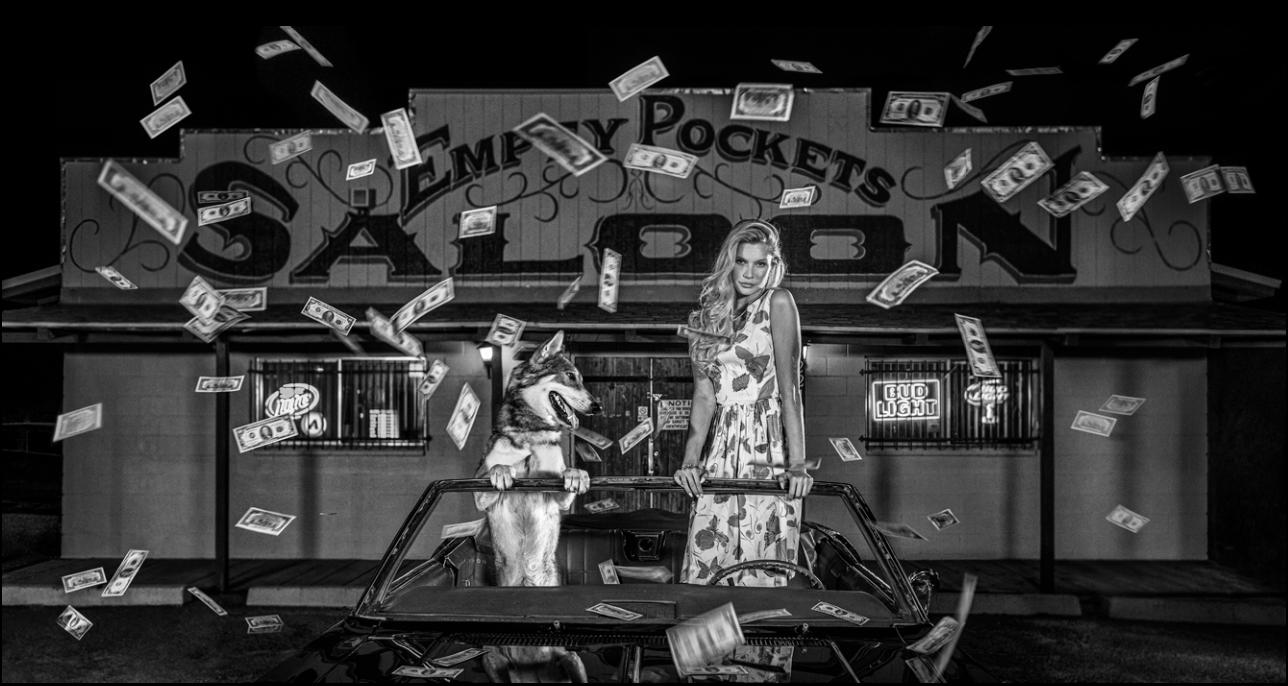 Empty Pockets Saloon-Photographic Print-David Yarrow-Sorrel Sky Gallery