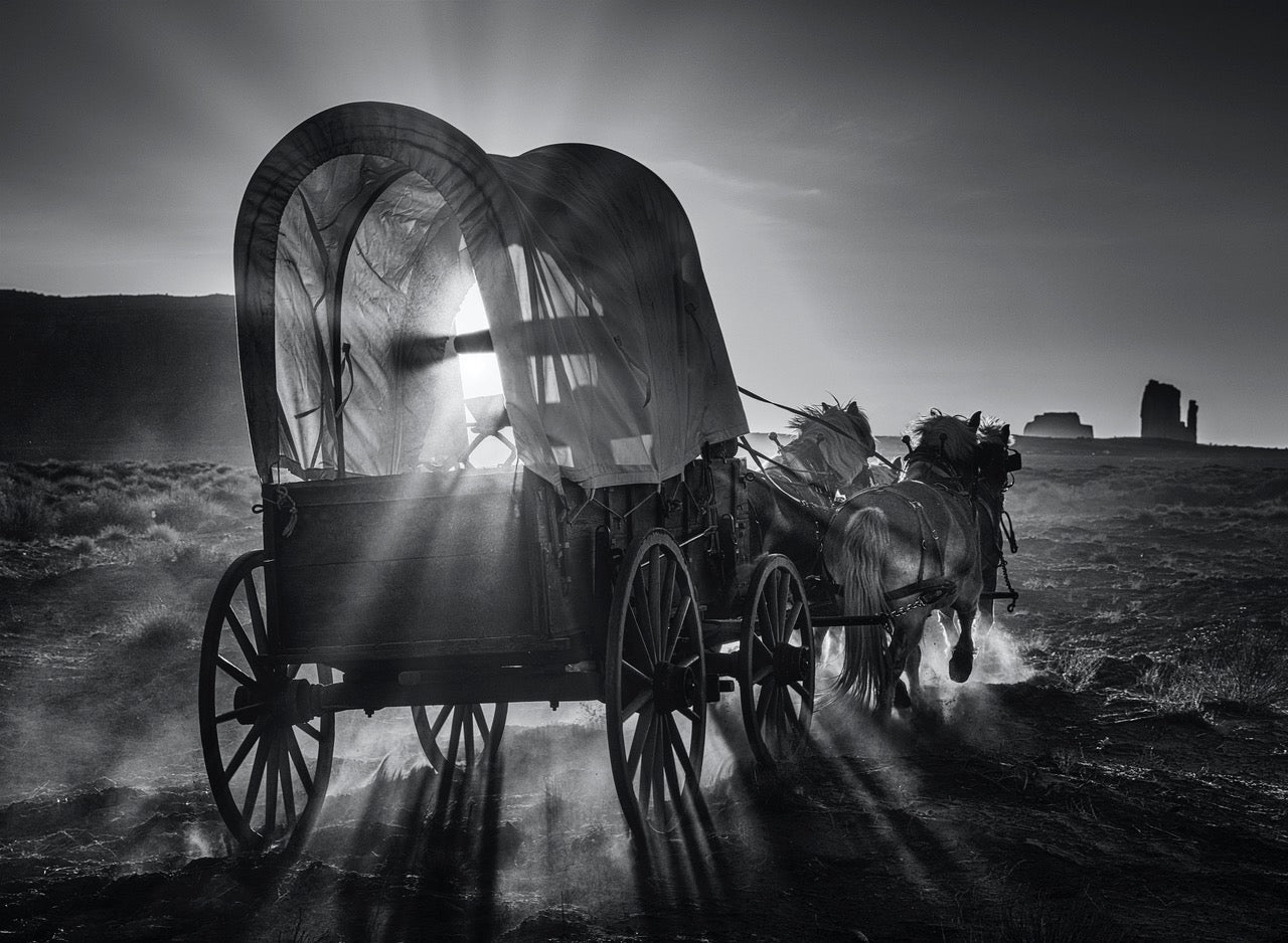 Wagon Wheel-Photographic Print-David Yarrow-Sorrel Sky Gallery