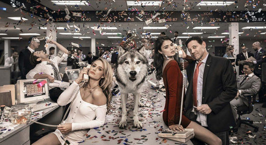 Wolves of Wall Street 2 - Color-Photographic Print-David Yarrow-Sorrel Sky Gallery