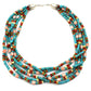 6 Strand Multicolor Necklace-Jewelry-Don Lucas-Sorrel Sky Gallery